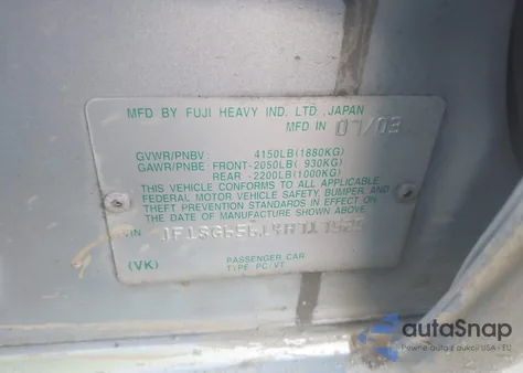 2004 Subaru Forester 2.5Xs из США, поврежденный, VIN JF1SG65614H717525